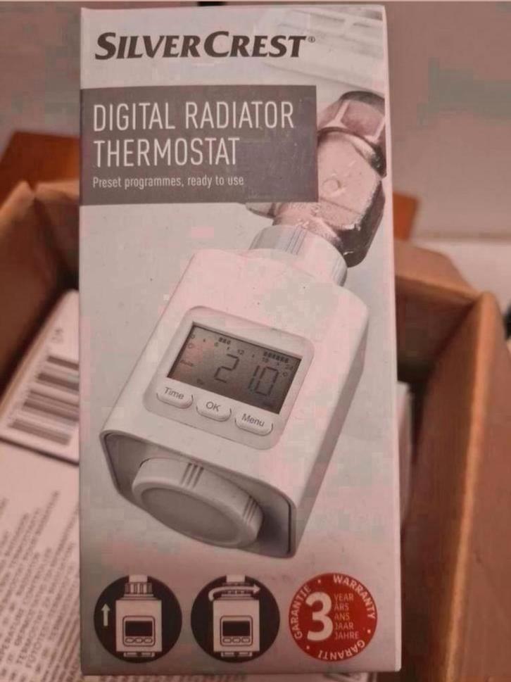 SilverCrest Digitale Radiator Thermostaat - Nieuw!, Doe-het-zelf en Verbouw, Thermostaten, Nieuw, Slimme thermostaat, Ophalen of Verzenden