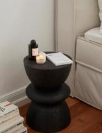 Nieuw Westwing Bijzettafel Benno, Minder dan 55 cm, Rond, Nieuw, Hout