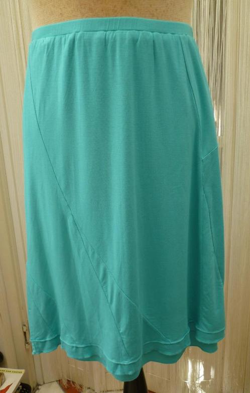 Sandwich rok maat XXL nieuw (46/48), Kleding | Dames, Rokken, Nieuw, Maat 46/48 (XL) of groter, Blauw, Onder de knie, Ophalen of Verzenden
