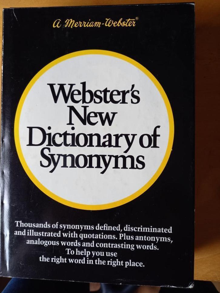 Webster's New Dictionary of Synonyms, Boeken, Studieboeken en Cursussen, Zo goed als nieuw, HBO, Beta, Ophalen of Verzenden