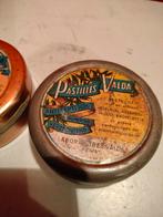 Vintage Blikjes VALDA pastilles  's-Gravenhage  Paris, Verzamelen, Ophalen of Verzenden, Gebruikt, Overige
