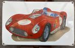 Emaille Bord Ferrari 250 Testa Rossa - B33 x H20 cm, Verzamelen, Merken en Reclamevoorwerpen, Ophalen