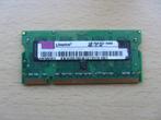 Kingston 1GB DDR2 PC2-6400S 800 MHz SODIMM, 1 GB of minder, Ophalen of Verzenden, 800 MHz, Laptop