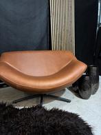 Label Gigi Fauteuil - Zo Goed Als Nieuw! Rancho Cognac, Huis en Inrichting, Fauteuils, Ophalen, Zo goed als nieuw, Leer, 75 tot 100 cm