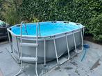 Bestway opzet zwembad ovaal, Ophalen, 200 tot 300 cm, 80 tot 120 cm, Zo goed als nieuw