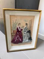 Modeprent La Mode Illustree, Ophalen of Verzenden