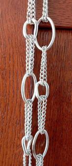Mooie RvS ketting 65 cm lang, Ophalen of Verzenden, Zo goed als nieuw, Zilver, Overige materialen