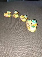 Blikken speelgoed eend met jongen kp555 werkend, Antiek en Kunst, Antiek | Speelgoed, Ophalen of Verzenden