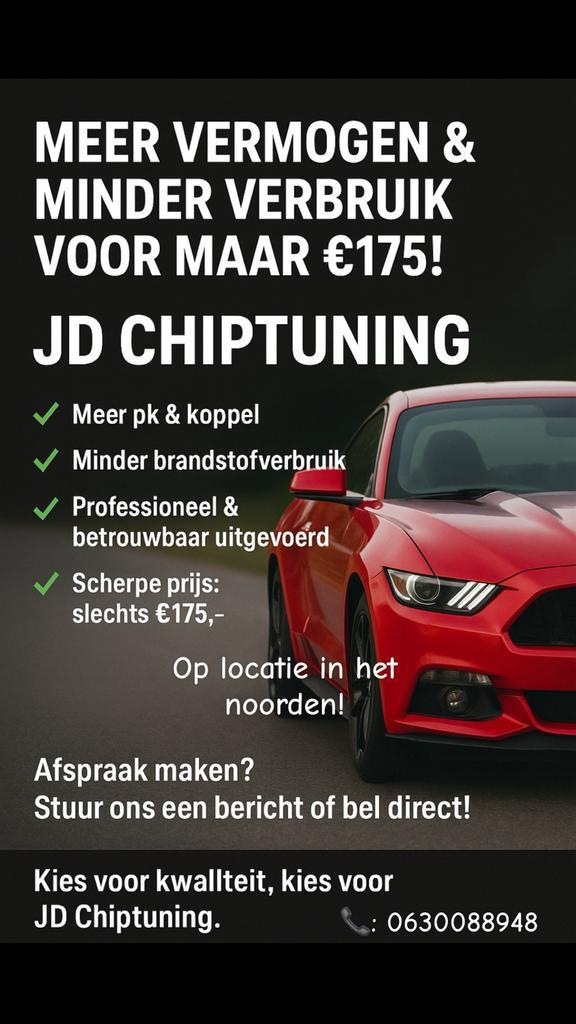 Chiptuning, op locatie in het noorden!!!, Motoren, Tuning en Styling, Ophalen