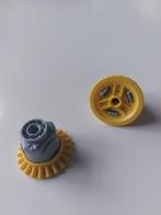 technic Lego tandwiel 22 tand differentieel geel, Ophalen of Verzenden, Zo goed als nieuw, Losse stenen, Lego
