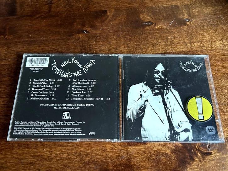 CD - Neil Young – Tonight's The Night, Cd's en Dvd's, Cd's | Rock, Gebruikt, Alternative, Verzenden