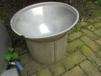 Bloembak, plantenbak, bloempot, bloem bak, bloem pot. RVS, Tuin en Terras, Bloembakken en Plantenbakken, Ophalen, Tuin, Gebruikt