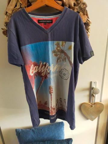 Donker blauw zomer tshirt maats outfitters nation maat s beschikbaar voor biedingen