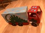 Handgemaakte houten vrachtwagen, Ophalen, Gebruikt