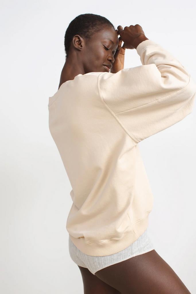Humanoid heerlijk zachte licht beige sweater, lekker ruim 38, Kleding | Dames, Truien en Vesten, Ophalen of Verzenden, Nieuw, Maat 38/40 (M)