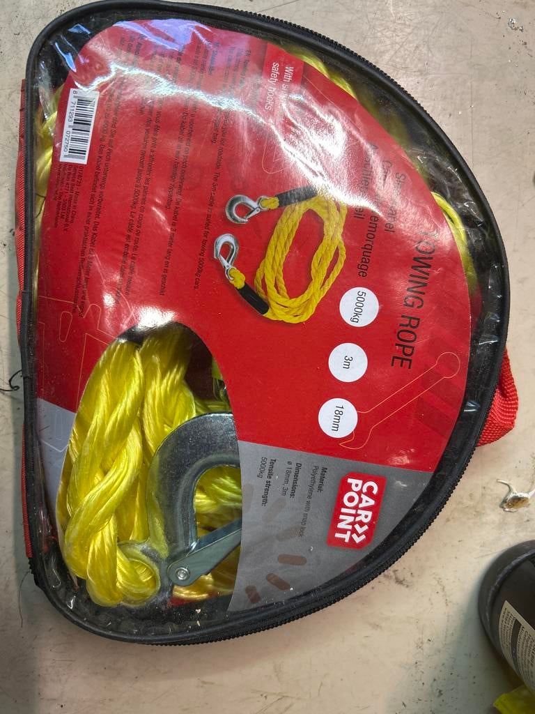 Sleepkabel nieuw in verpakking met snap-lock, Ophalen of Verzenden, Nieuw