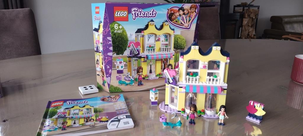 LEGO Friends 41427 Emma's Modewinkel, Ophalen of Verzenden, Zo goed als nieuw, Complete set, Lego