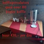 Koffieperculators te huur, Ophalen of Verzenden, Gebruikt, Overige