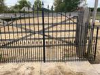 Sierlijke IJzeren Poort, Tuin en Terras, Tuinhekken en Hekwerk, Ophalen, Met poort, Gebruikt, Tuinhek