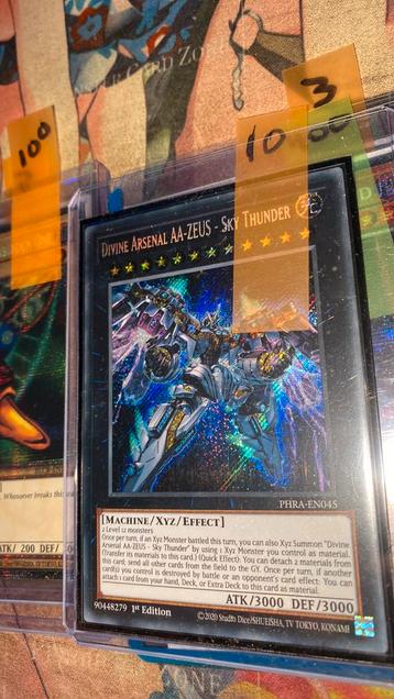 Divine arsenal AA-Zeus (secret rare) PHRA beschikbaar voor biedingen
