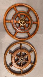 2x scheepsstuur / stuurwiel – 1x STAZO – hout & messing, Ophalen of Verzenden, Gebruikt, Motorboot of Zeilboot, Gebruiksvoorwerp