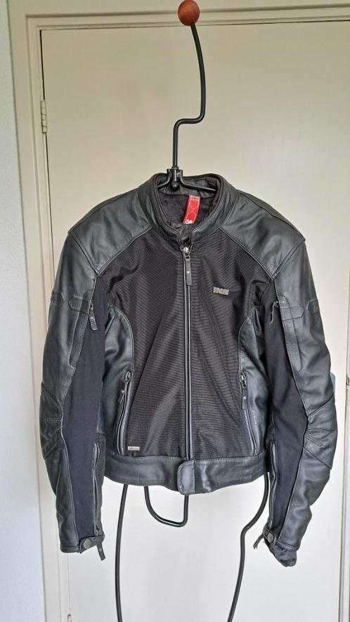 IXS motorjas leer/textiel met ventilatie ritsen maat EU 50, Motoren, Kleding | Motorkleding, Jas | leer, Heren, Tweedehands, Ophalen of Verzenden