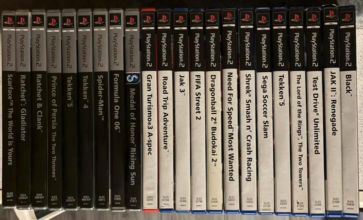 PlayStation 2 Games - 22x vers. titels Jak-Tekken-NfS, Spelcomputers en Games, Games | Sony PlayStation 2, Zo goed als nieuw, 3 spelers of meer