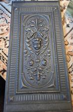 Gietijzeren wandplaat met kinderhoofdje, Ophalen of Verzenden