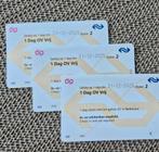 3 OV vrij kaartjes, Tickets en Kaartjes, Drie personen of meer, Bus, Metro of Tram, Algemeen kaartje
