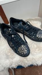 Stokton dames schoen 39(leer), Ophalen of Verzenden, Zo goed als nieuw, Blauw, Sneakers of Gympen