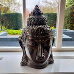 Mooi groot metalen Buddha hoofd., Ophalen, Zo goed als nieuw