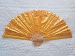 Waaier goud/oranje stoffen wanddecoratie, Ophalen of Verzenden, Zo goed als nieuw