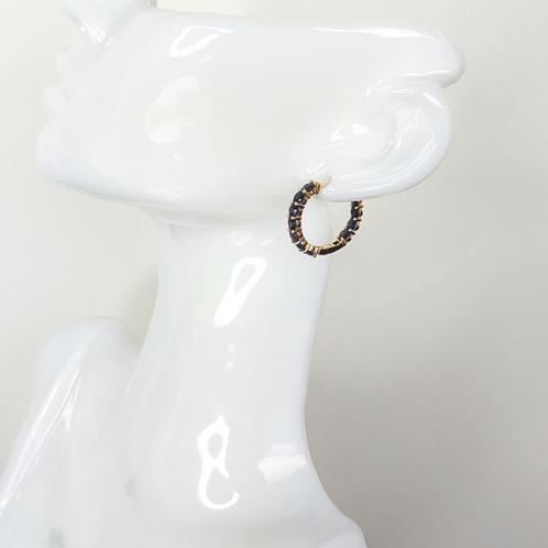 3.8ct Natural Blue Sapphine Earrings, Sieraden, Tassen en Uiterlijk, Oorbellen, Nieuw, Goud, Blauw, Ophalen of Verzenden
