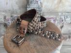 Cowboys Belt beige met studs 85, 80 tot 90 cm, Ophalen of Verzenden, Zo goed als nieuw, Overige kleuren