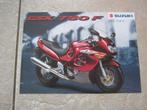 Suzuki GSX 750 F brochure folder 1999 2000, Suzuki