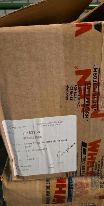 Whelen HHS2200 bedienpaneel zwaailicht  sirene zwaailamp  beschikbaar voor biedingen