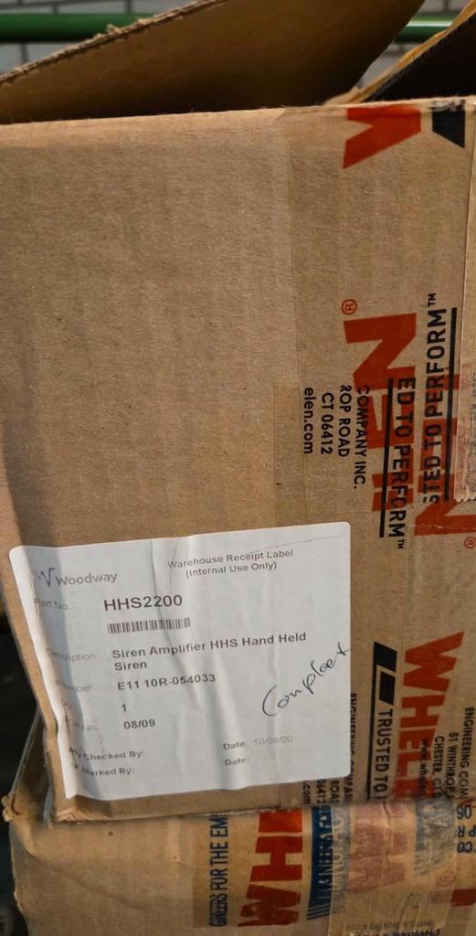 Whelen HHS2200 bedienpaneel zwaailicht  sirene zwaailamp, Auto-onderdelen, Overige Auto-onderdelen, Nieuw, Ophalen of Verzenden
