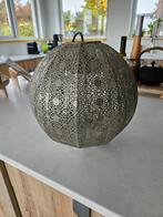 Prachtige zilverkleurige hanglamp, Gebruikt, 50 tot 75 cm, Ophalen of Verzenden, Metaal