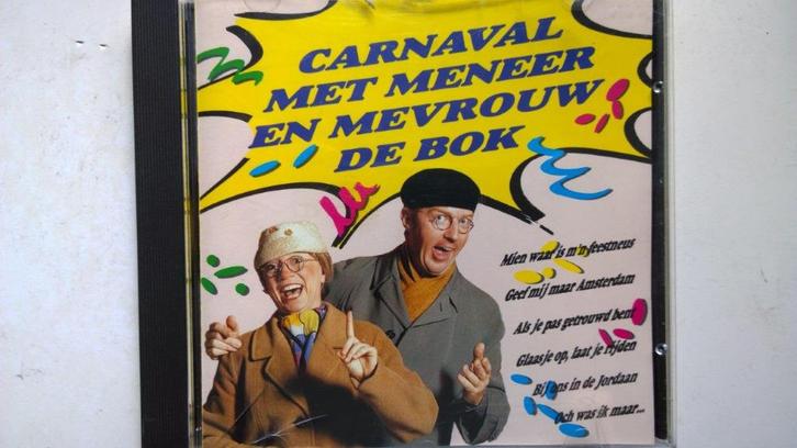 Meneer En Mevrouw De Bok - Carnaval Met, Cd's en Dvd's, Cd's | Nederlandstalig, Zo goed als nieuw, Pop, Ophalen of Verzenden