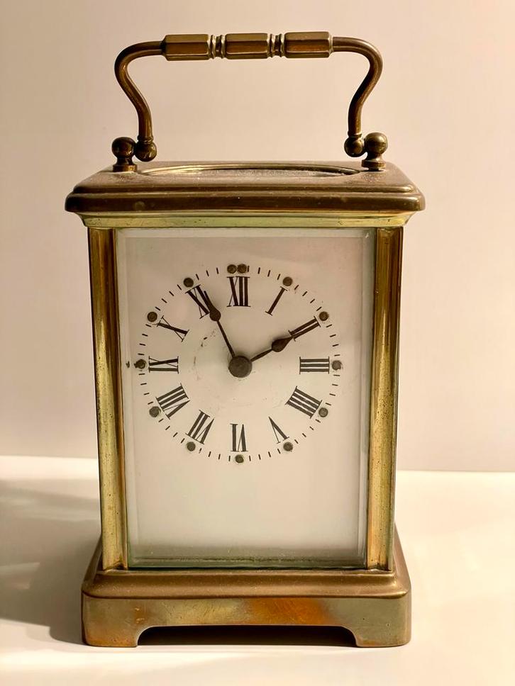 Antiek Messing Tafelklokje, Antiek en Kunst, Antiek | Klokken, Ophalen