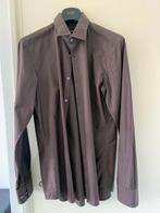 Hugo boss overhemd (Jenno), Bruin, Zo goed als nieuw, Hugo Boss, Halswijdte 39/40 (M)