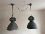 Industriële Hanglampen - Set van 2, Huis en Inrichting, Lampen | Hanglampen, Ophalen, Zo goed als nieuw, Metaal, 50 tot 75 cm