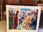 Oude schoolplaat nr. 50: Jezus voor Pilatus, Ophalen