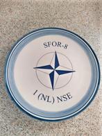 Leger NL SFOR-8 1(NL)NSE militair gedenkbord Srebrenica, Verzamelen, Militaria | Algemeen, Ophalen of Verzenden, Landmacht, Nederland