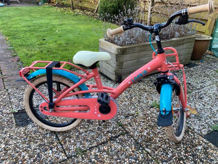 Meisjesfiets Loekie Prinses 16 inch - Leuke kinderfiets!, Fietsen en Brommers, Fietsonderdelen, Gebruikt, Algemeen, Overige typen