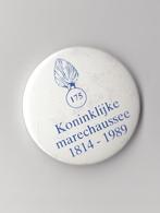 KMAR Koninklijke Marechaussee embleem button, Niet vindbaar, Niet vindbaar, Nederland, Embleem of Badge