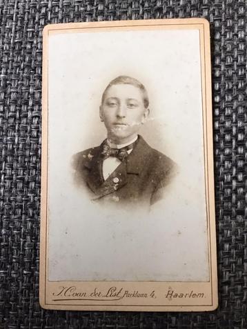 CDV, Man, J.C. van der List, Haarlem, Carte de Visite 2 beschikbaar voor biedingen