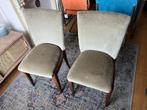 2 eetkamer stoelen gratis, Huis en Inrichting, Stoelen, Ophalen, Gebruikt, Grijs, Twee