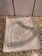 Glazen hart pudding vorm bloem, Ophalen of Verzenden