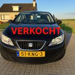 Seat Ibiza 1.2 44KW 5DRS 2010 Zwart airco, Voorwielaandrijving, 1198 cc, Origineel Nederlands, Bedrijf